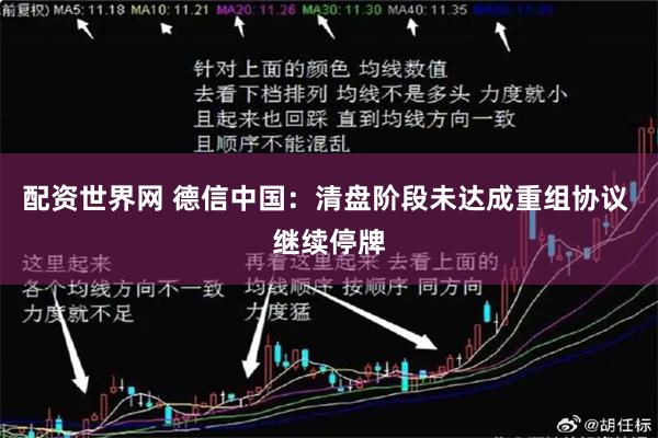配资世界网 德信中国：清盘阶段未达成重组协议 继续停牌