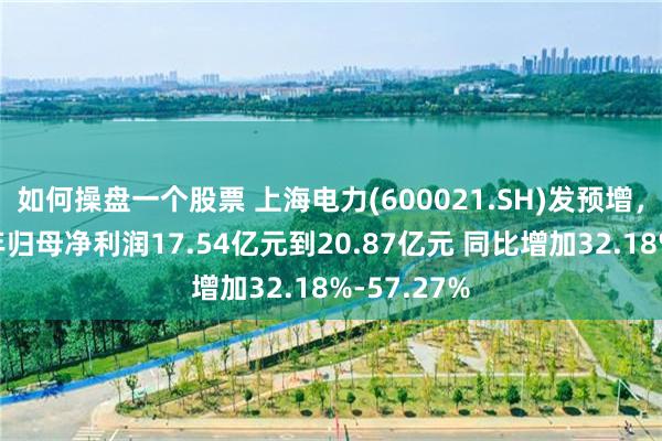 如何操盘一个股票 上海电力(600021.SH)发预增，预计上半年归母净利润17.54亿元到20.87亿元 同比增加32.18%-57.27%
