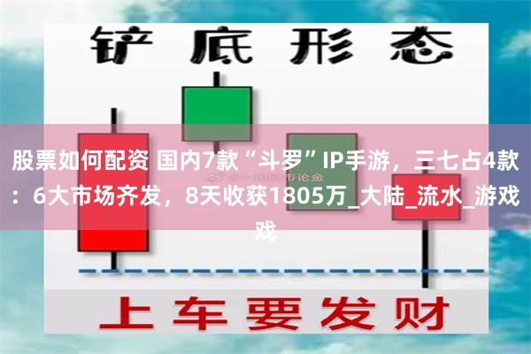 股票如何配资 国内7款“斗罗”IP手游，三七占4款：6大市场齐发，8天收获1805万_大陆_流水_游戏