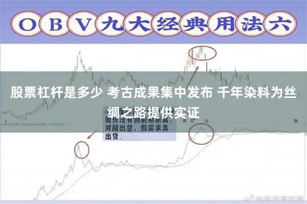 股票杠杆是多少 考古成果集中发布 千年染料为丝绸之路提供实证