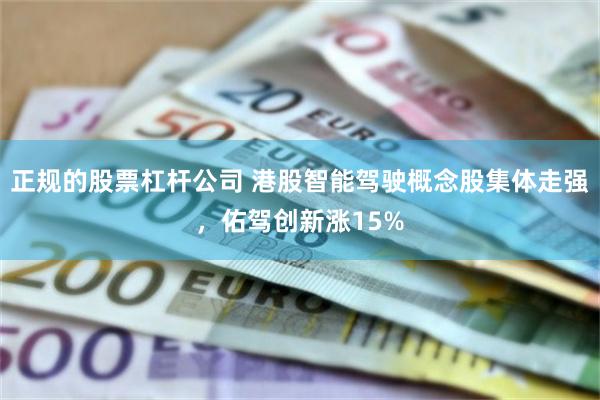 正规的股票杠杆公司 港股智能驾驶概念股集体走强,佑驾创新涨15%