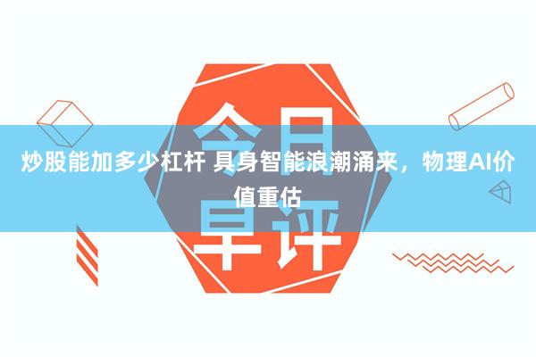 炒股能加多少杠杆 具身智能浪潮涌来,物理AI价值重估