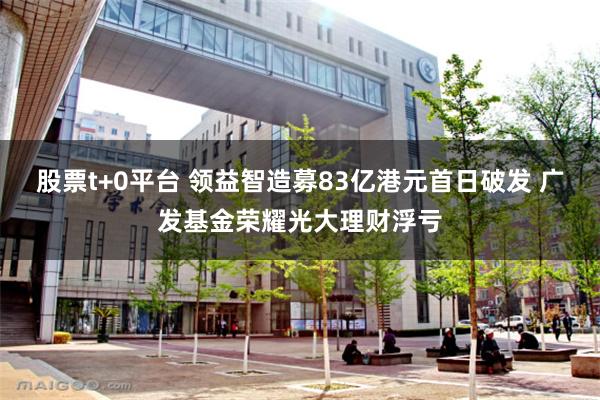 股票t+0平台 领益智造募83亿港元首日破发 广发基金荣耀光大理财浮亏