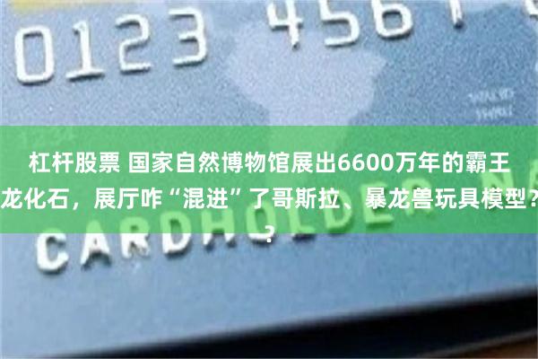杠杆股票 国家自然博物馆展出6600万年的霸王龙化石,展厅咋“混进”了哥斯拉、暴龙兽玩具模型?
