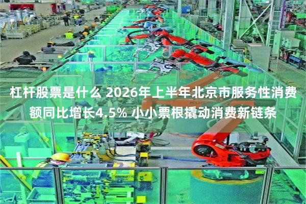 杠杆股票是什么 2026年上半年北京市服务性消费额同比增长4.5% 小小票根撬动消费新链条