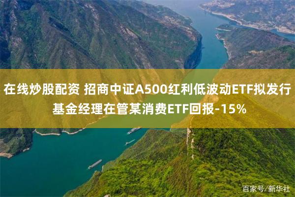 在线炒股配资 招商中证A500红利低波动ETF拟发行 基金经理在管某消费ETF回报-15%