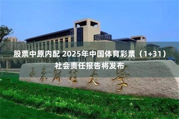 股票中原内配 2025年中国体育彩票（1+31）社会责任报告将发布