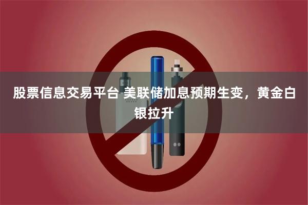 股票信息交易平台 美联储加息预期生变，黄金白银拉升